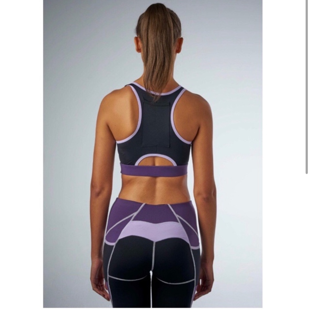 Gymshark Prism Color Block Sports Bra Teal Blue G… - image 5